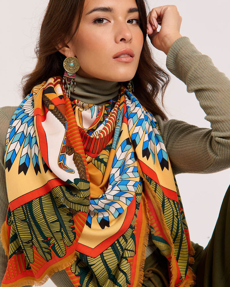 Foulard machu pichu