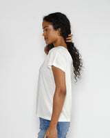 Tee shirt col v mc absolut cashmere
