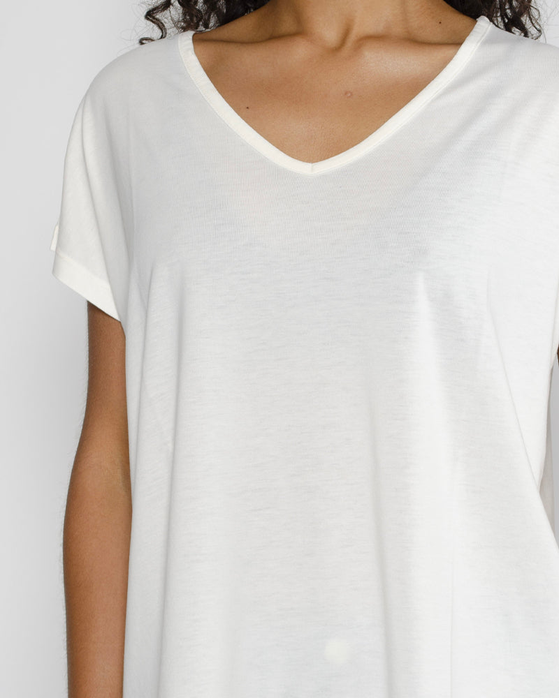 Tee shirt col v mc absolut cashmere