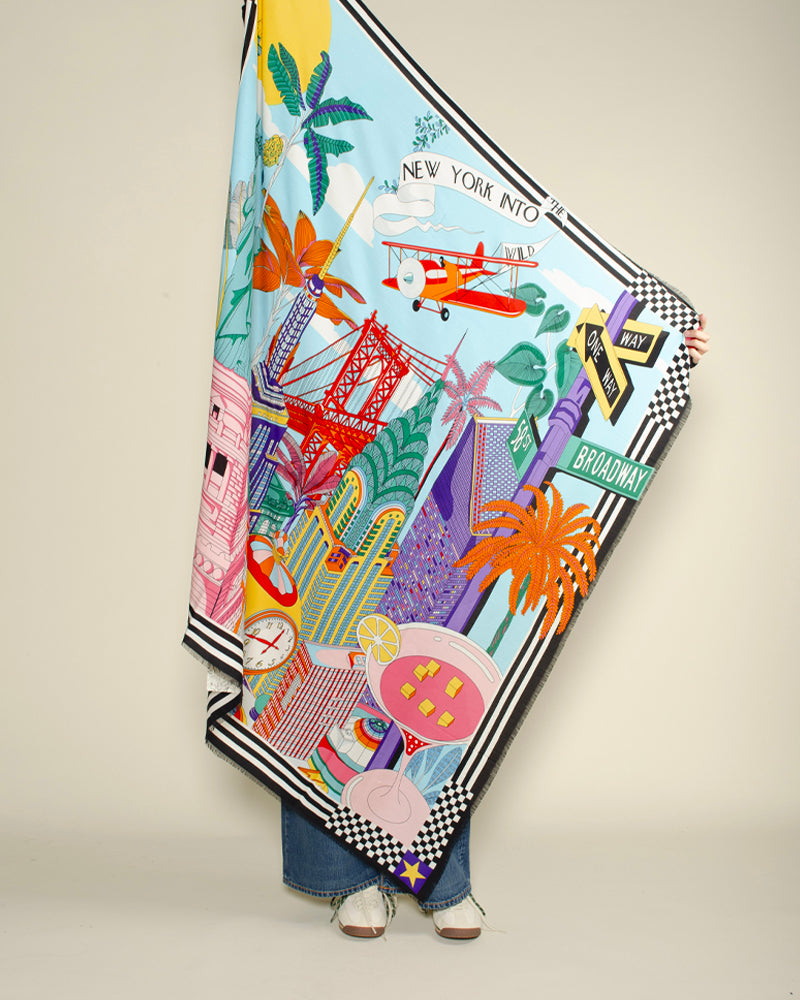 Foulard new york into the wild