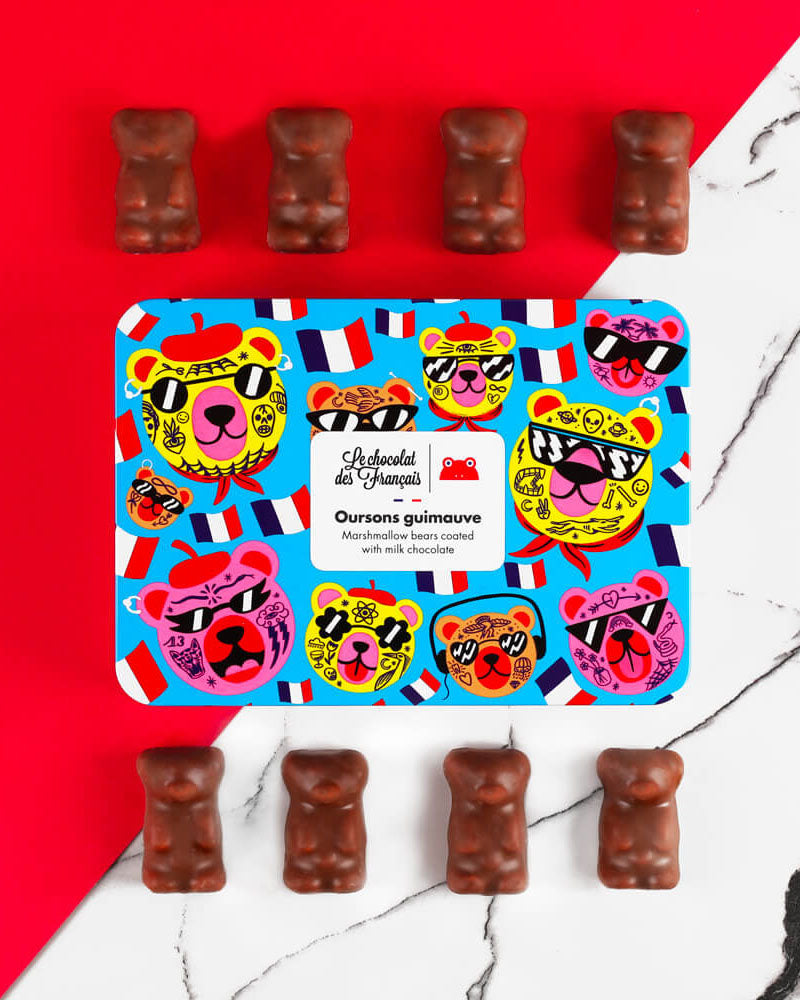 Epicerie LE CHOCO DES FRANC - Coffret ours guimauve le chocolat des francais