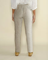 Pantalons DIEGA - Pantalon lin raye diega