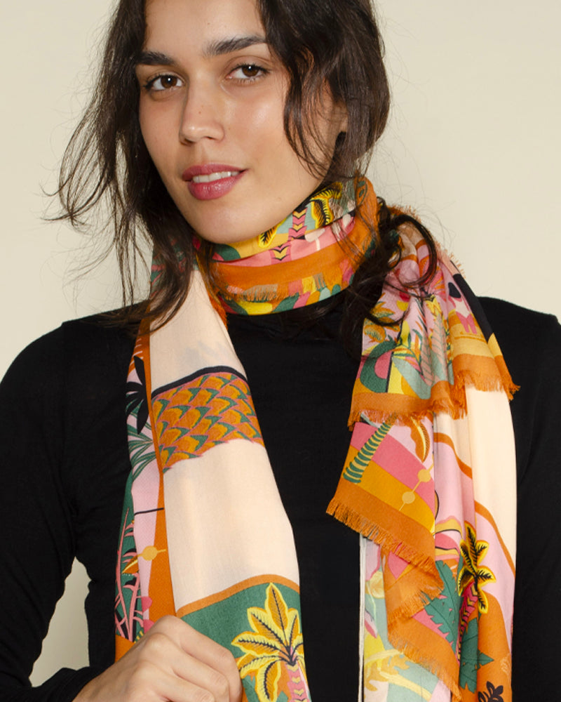 Foulard palmiz