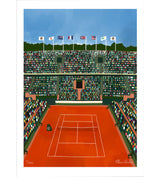 Affiche tennis 30x40