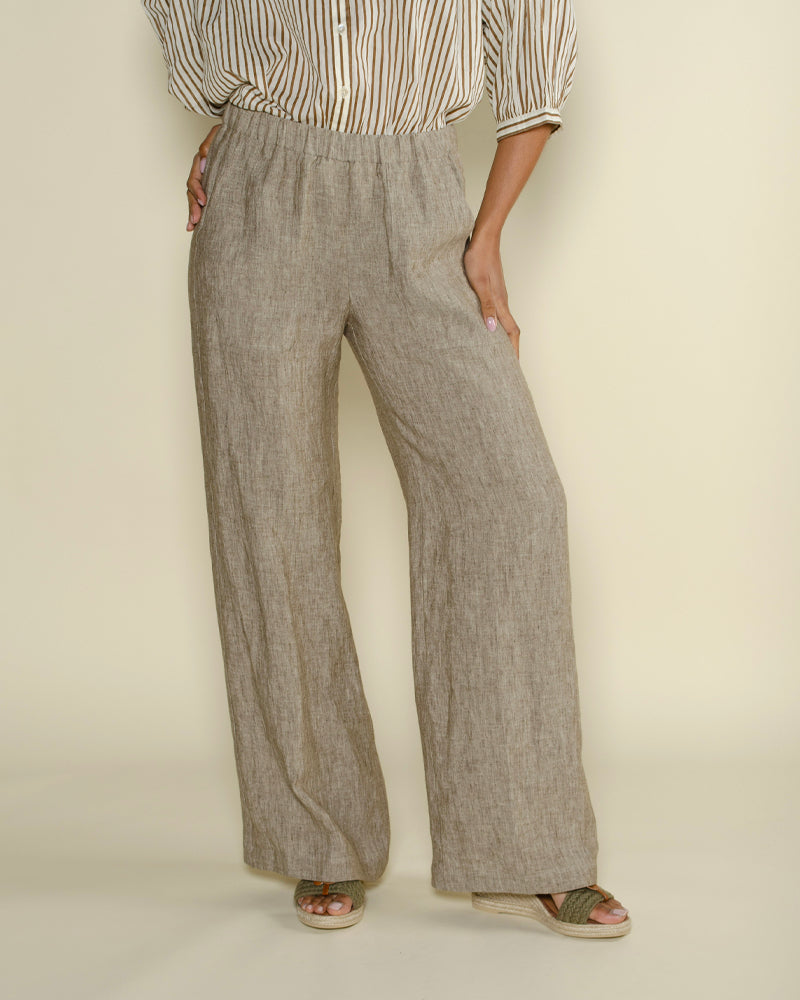 Pantalons DIEGA - Pantalon lin diega