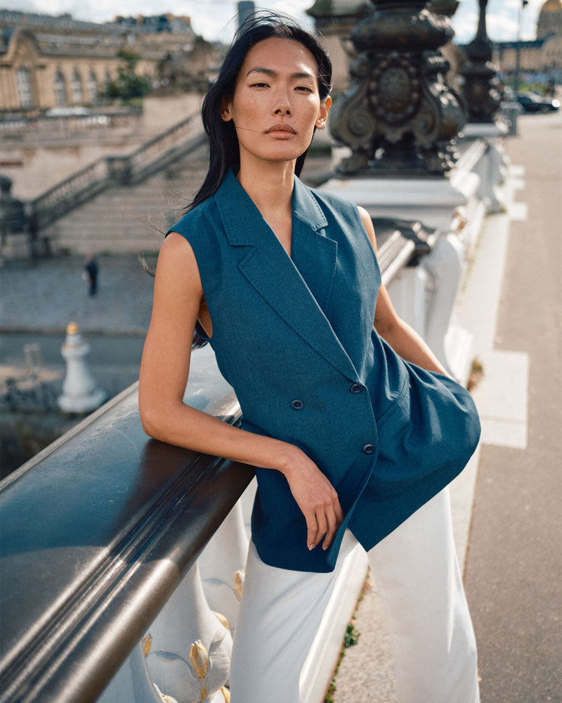 Veste costume ss manche mos mosh