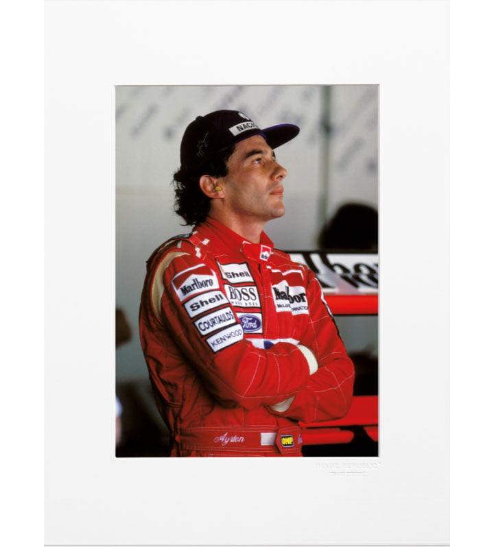Affiche ayrton suzuka 30x40
