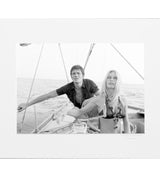 Affiche bardot delon voilier 30x40
