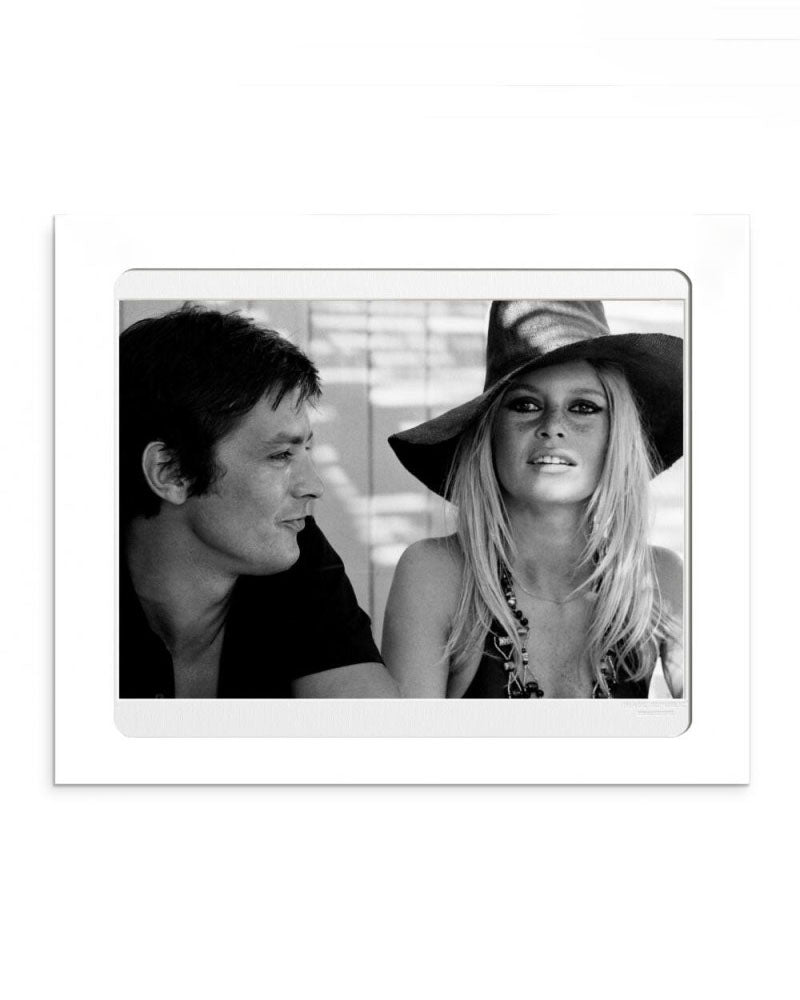 Affiche bardot delon dejeuner 30x40