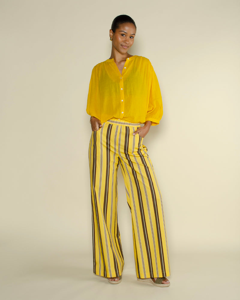 Pantalons DIEGA - Pantalon raye diega