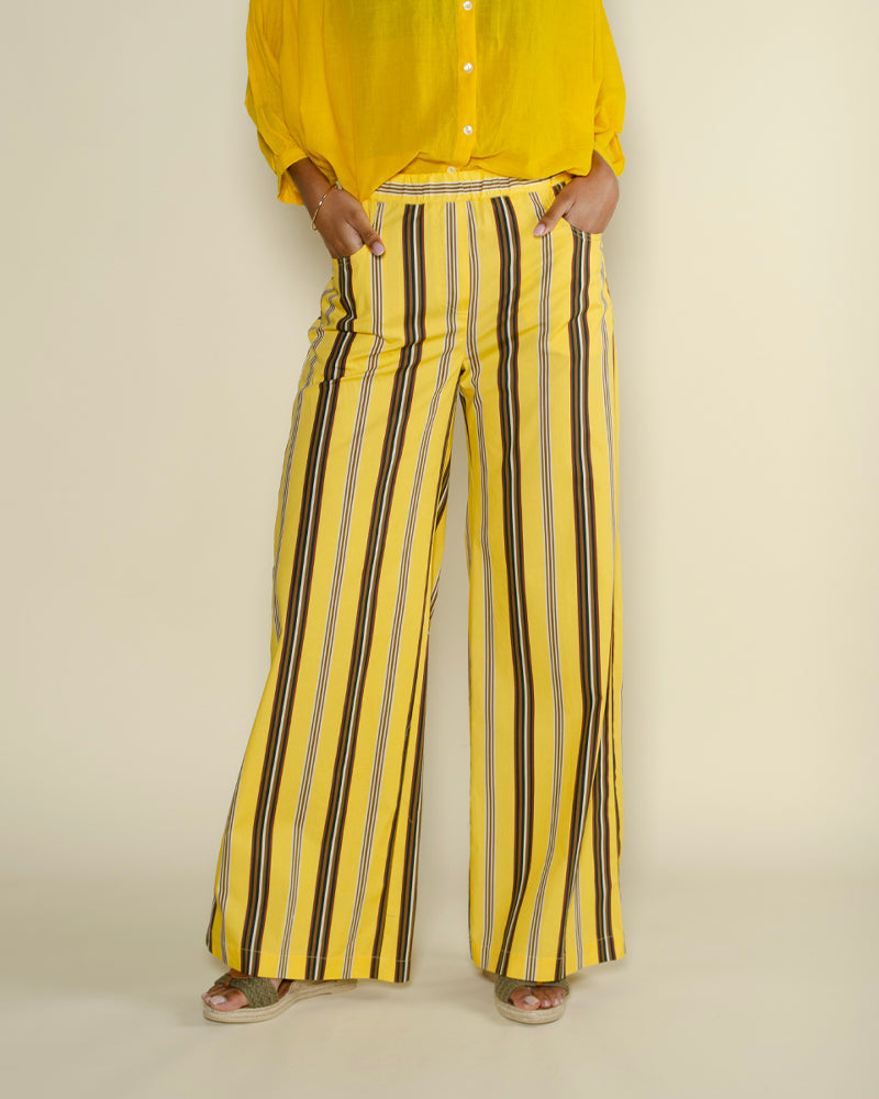 Pantalons DIEGA - Pantalon raye diega