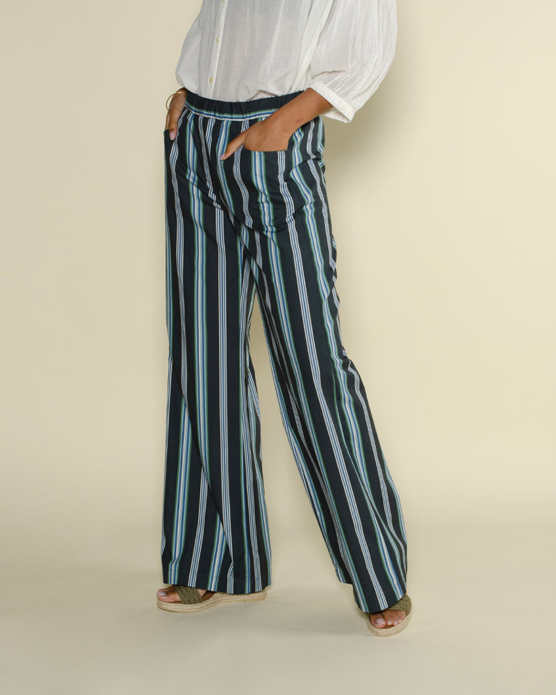 Pantalons DIEGA - Pantalon raye diega