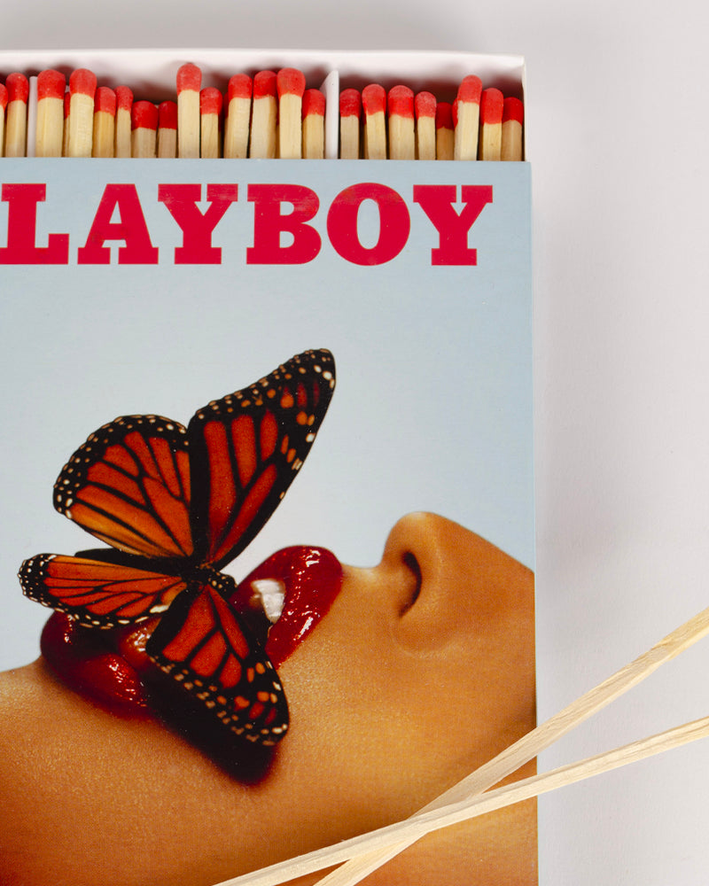 Allumettes playboy papillon bleu