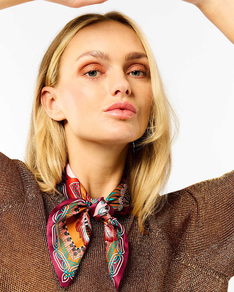 Foulard mini 45x45 wild