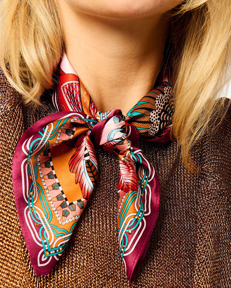 Foulard mini 45x45 wild