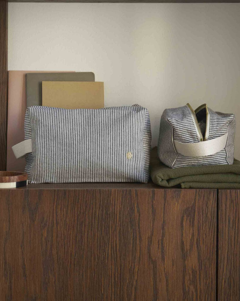 Trousses LA CERISE SUR LE GATEAU - Troussegm raye finette cerise