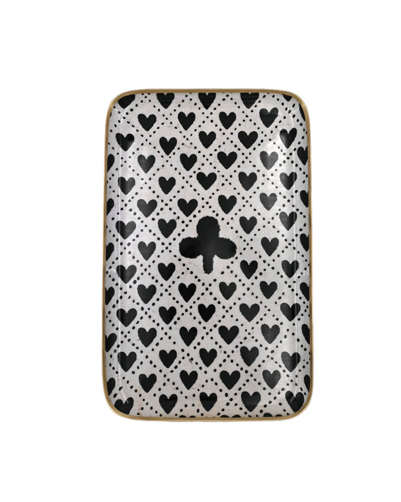 Plateau les coeurs 42x26,5 boncoeurs