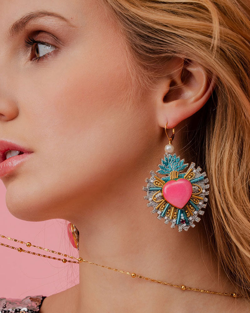 Boucles d'oreilles NAHUA - Boucles d'oreilles nahua