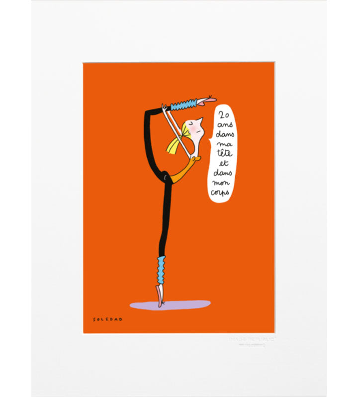 Affiche 20 ans 30x40