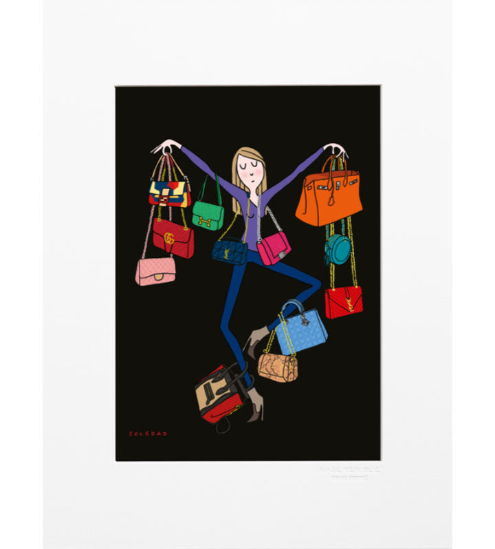 Affiche bags 30x40