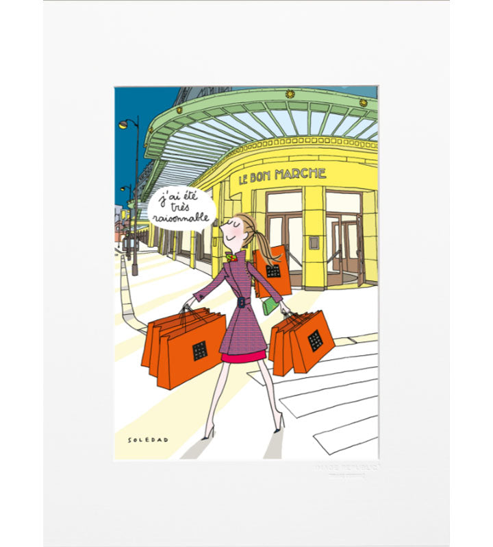 Affiche devanture bm 30x40