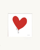 Affiche garcon coeur 22x22