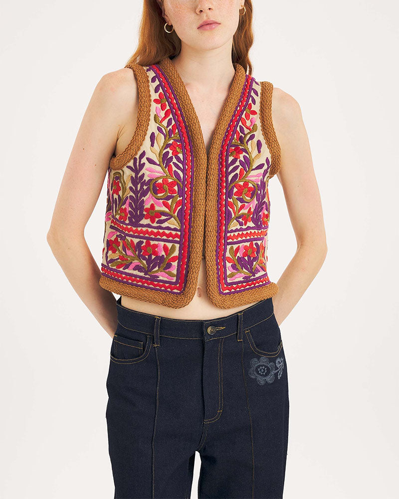 Gilet antik batik