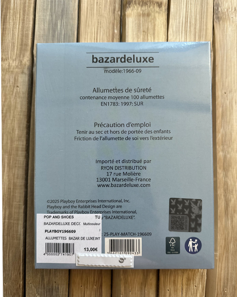 Allumettes bazar de luxe