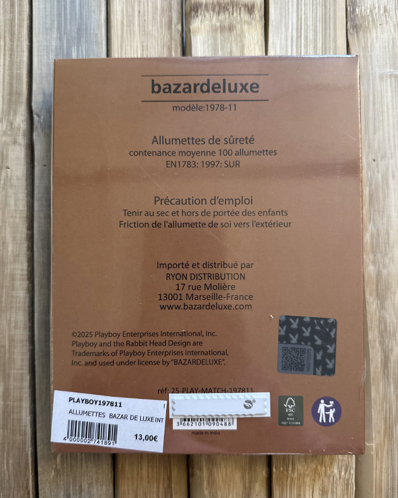 Allumettes bazar de luxe