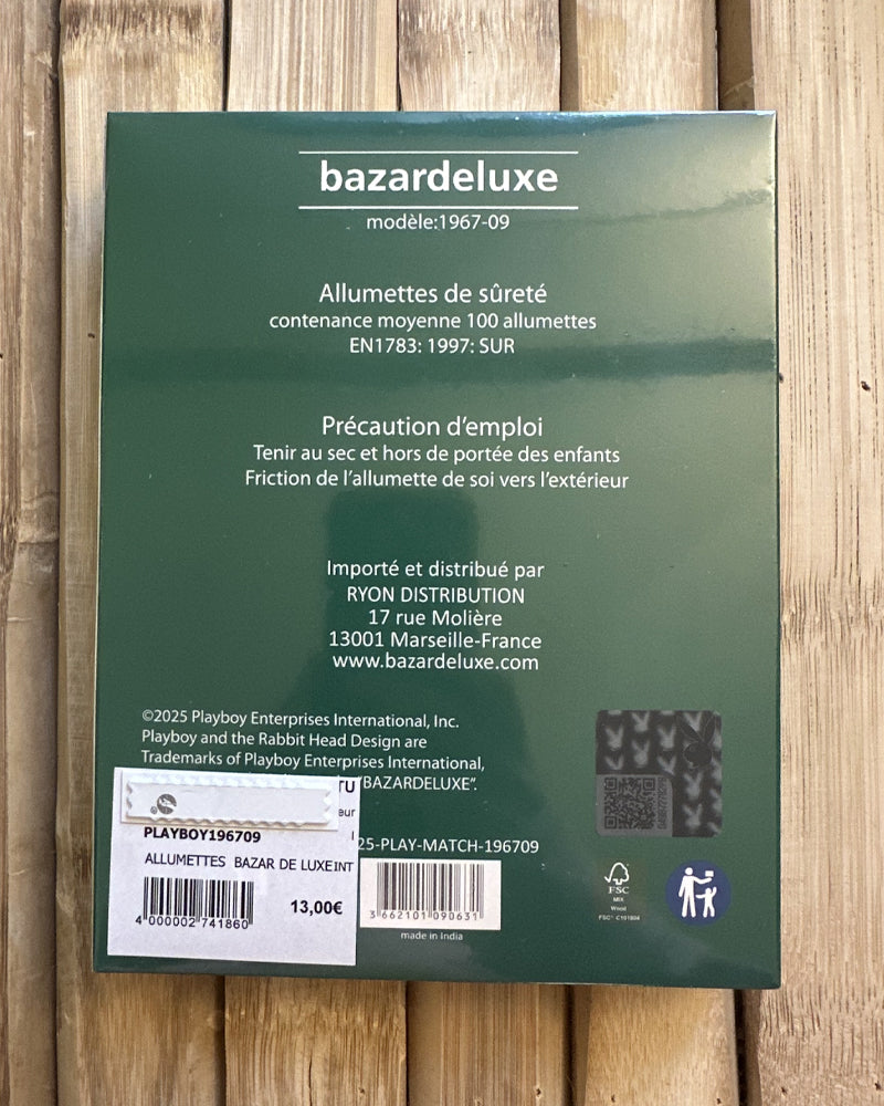 Allumettes bazar de luxe