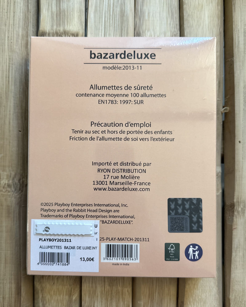 Allumettes bazar de luxe