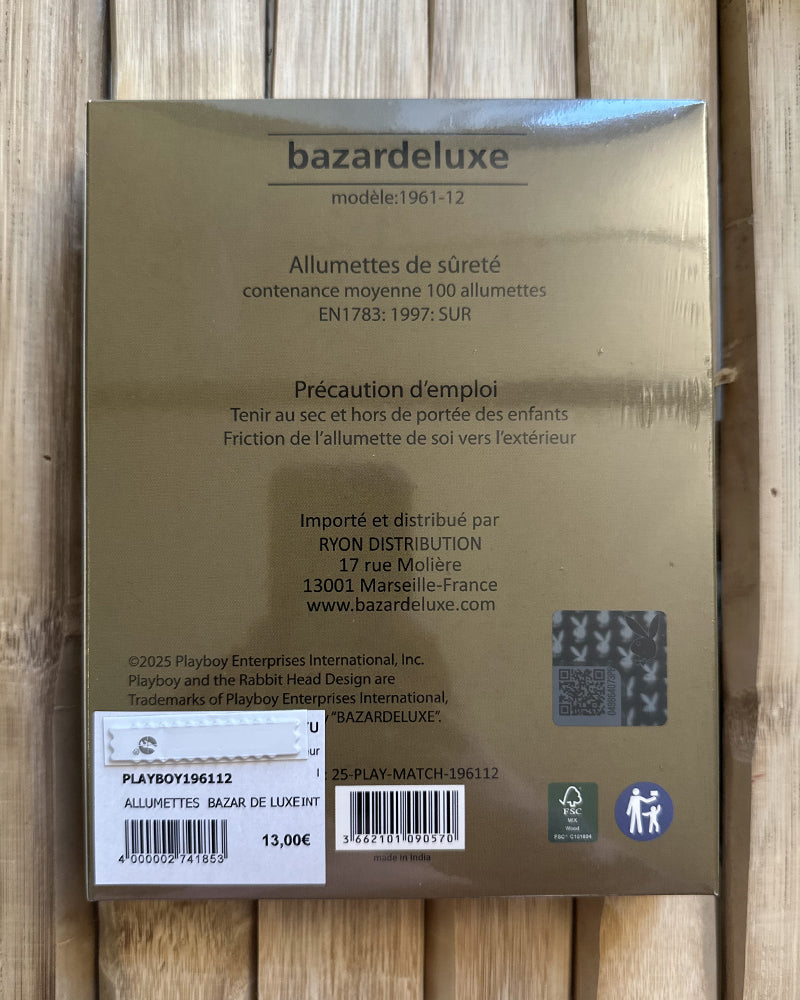 Allumettes bazar de luxe