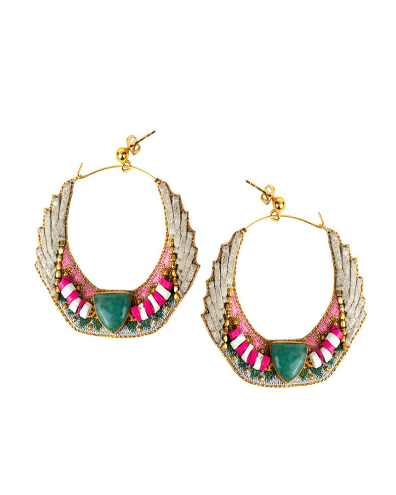 Boucles d'oreilles nahua