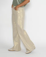 Pantalon lin or denim studio