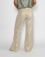 Pantalon lin or denim studio