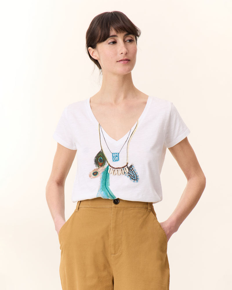 Tee Shirts & Polos LEON AND HARPER - Tee shirt collier leon and harper