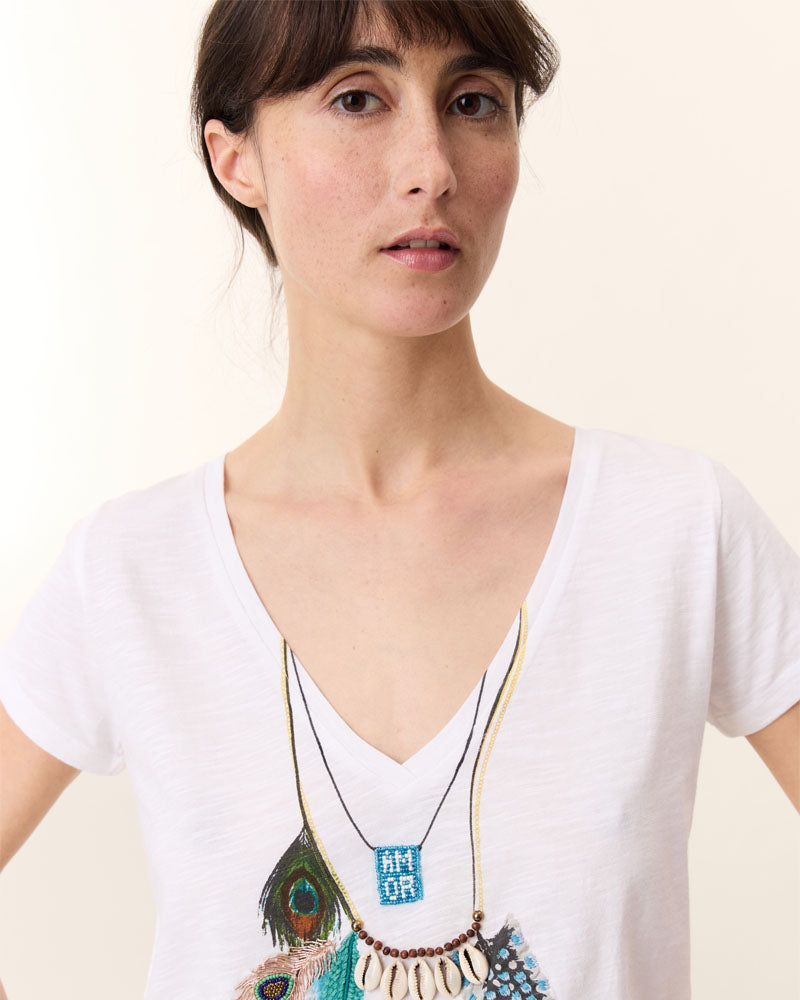 Tee Shirts & Polos LEON AND HARPER - Tee shirt collier leon and harper