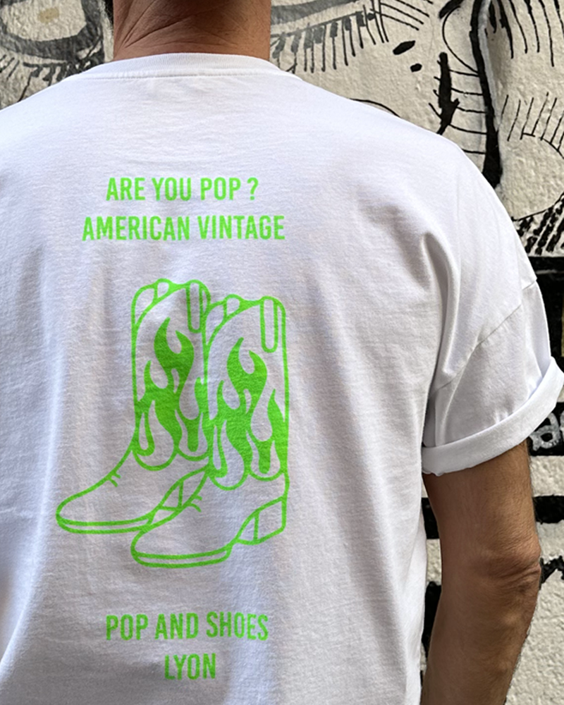 Tee shirt pop american vintage