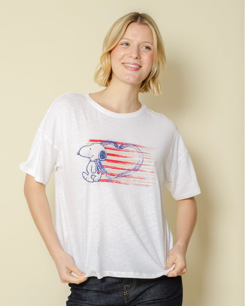 Tee shirt snoopy five