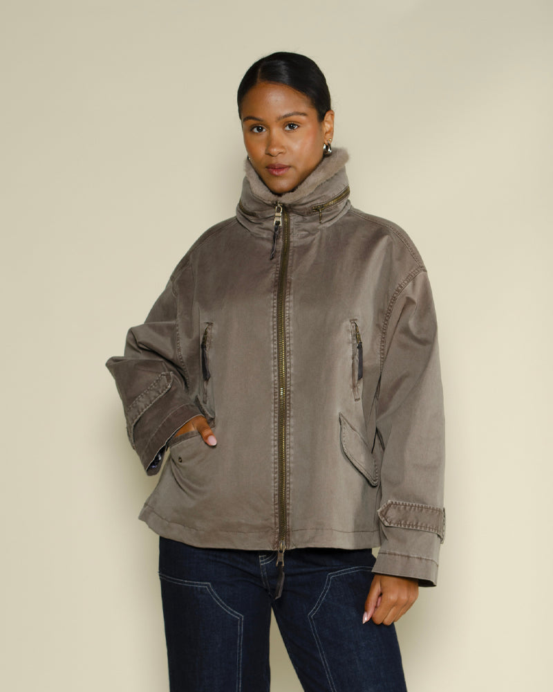 Parka blonde n8