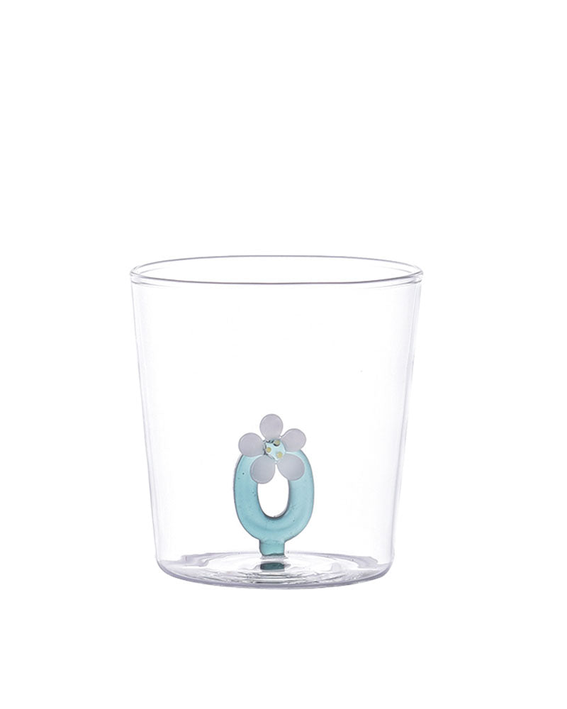 Verre fleur opjet