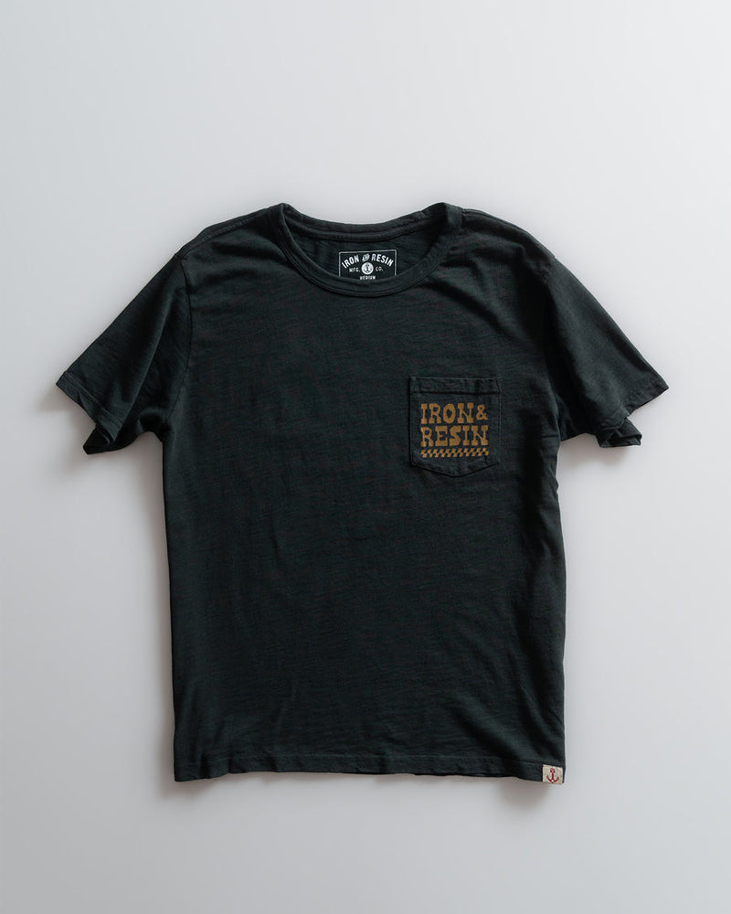 Tee shirt iron and resin