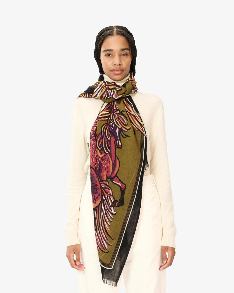 Hotel Kalinga Echarpe Bonobo Femme Saint Laurent Paris Vetement