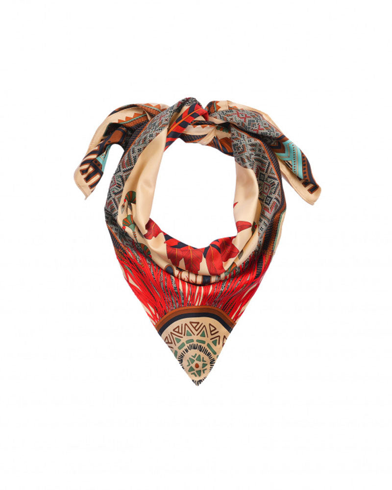 Foulard 90x90 wild