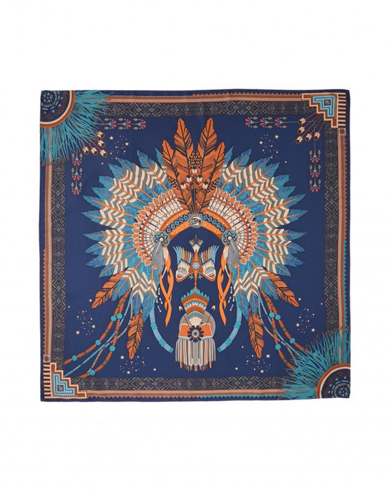 Foulard 90x90 wild