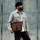 Sac bleu de chauffe