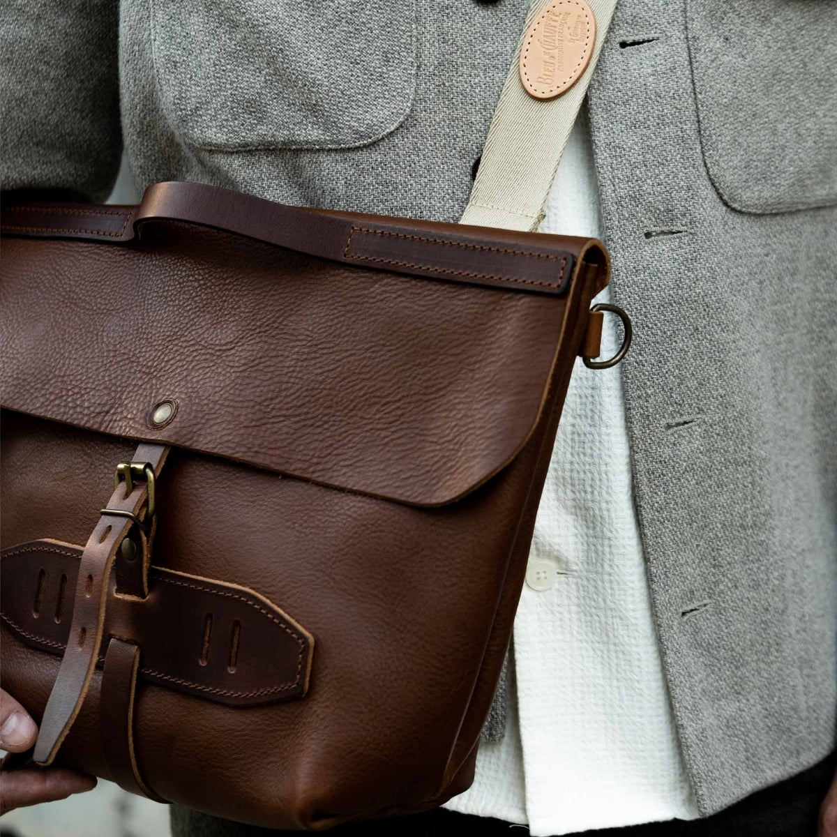 Sac bleu de chauffe