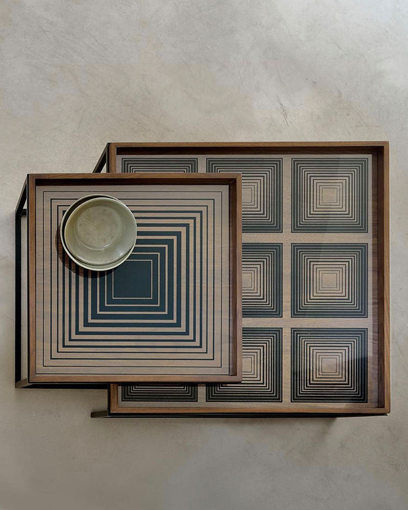 Plateau carre ethnicraft couleur Uni