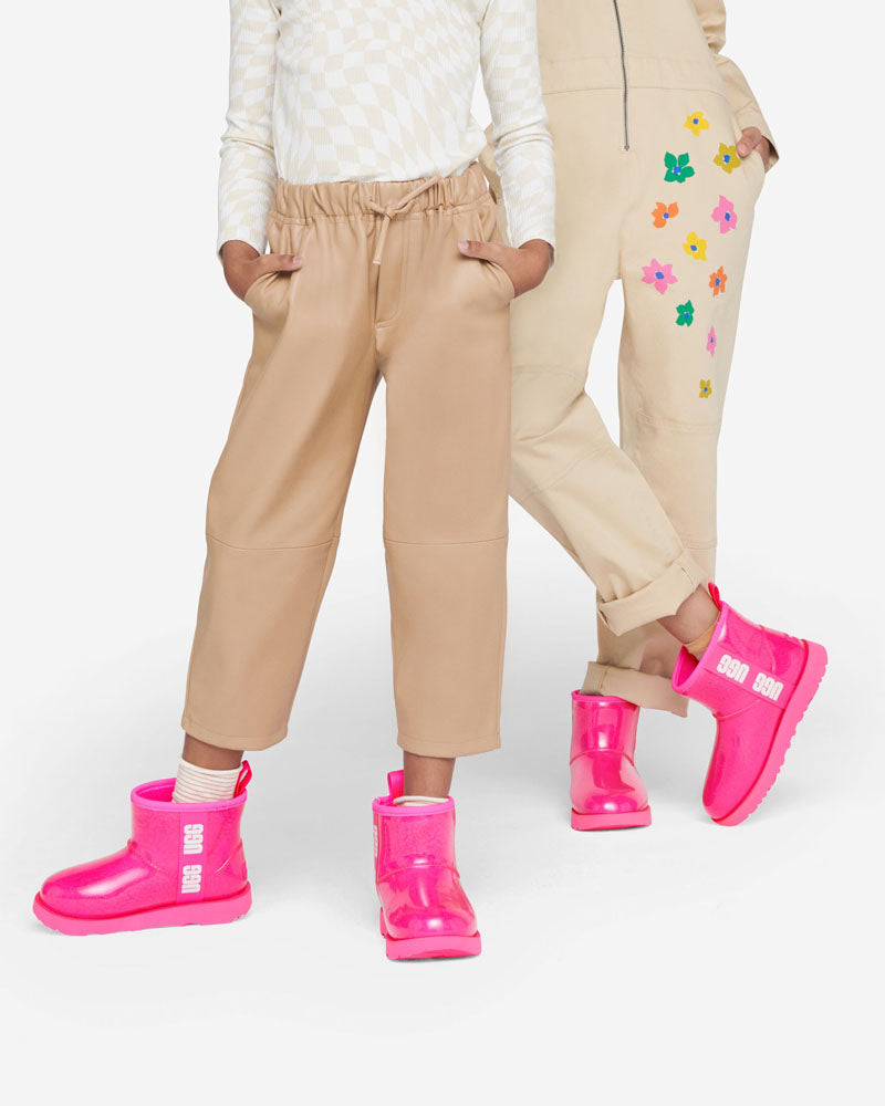 Boots classic clear mini ugg couleur Rose