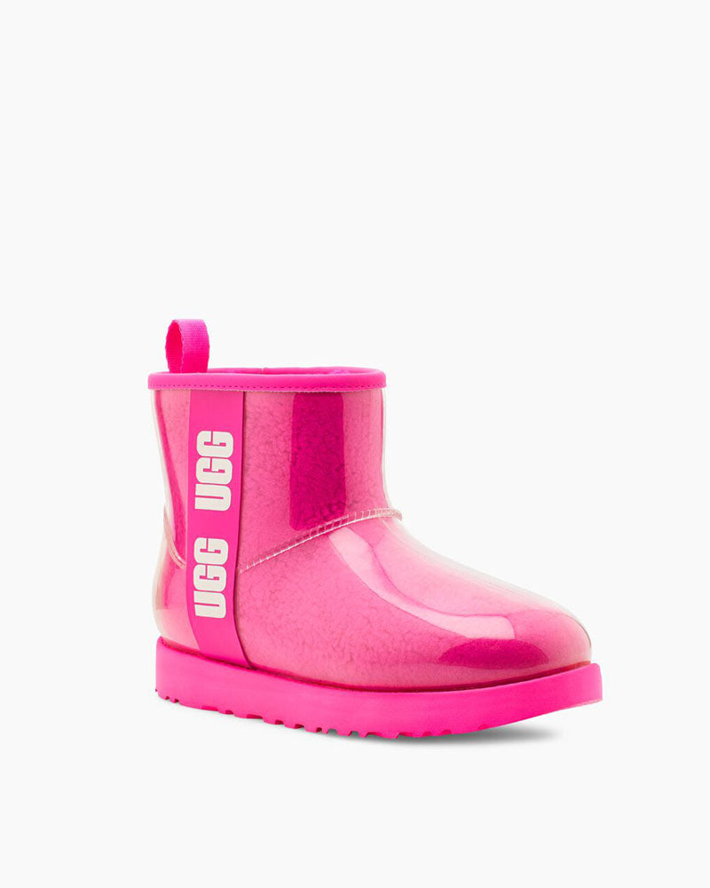 Boots classic clear mini ugg couleur Rose